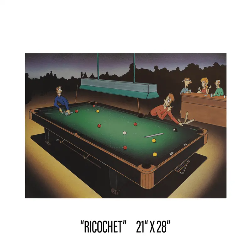 Ricochet Edition 95 Canada Billard Poster 1