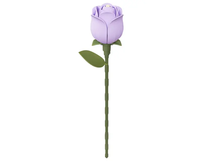 Robotime Rose Diy Miniature 3D Plastic Model Kit (Lavender), Roead022 1
