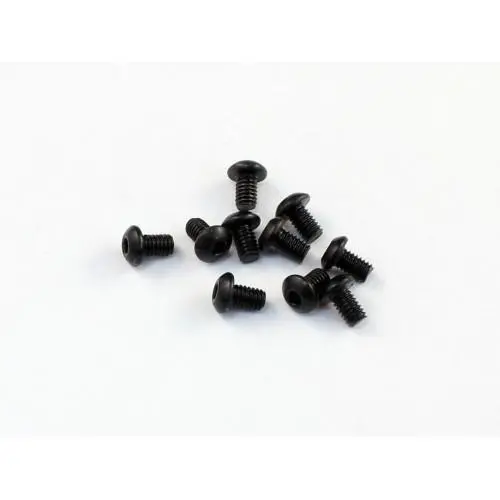 Roche Rc Roundhead Screws, 2.5X4mm, Black, 530011 1