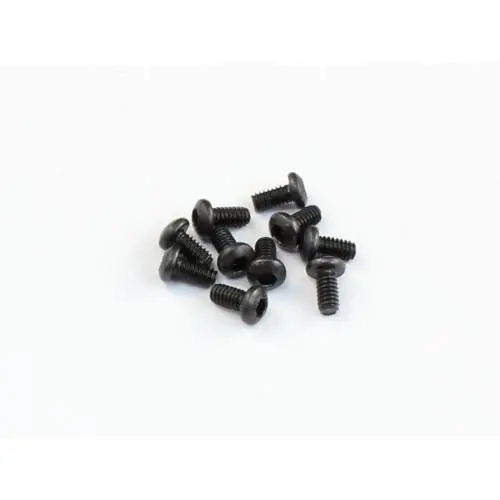 Roche Rc Roundhead Screws, 2X4mm, Black, 530009 1