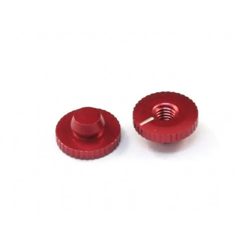 Roche Rc Side Spring Retainer, Alum., Red, 310038 1