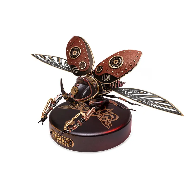Rokr Rhinoceros Beetle Mechanical Age 3D Puzzle, Roemi01 1