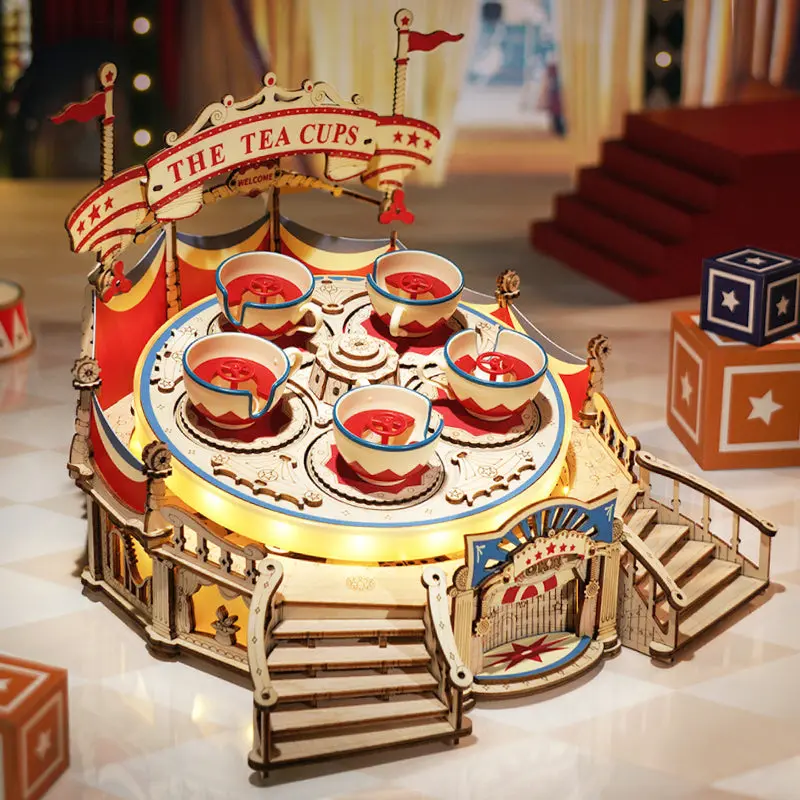 Rokr Tilt-A-Whirl Diy Music Box 3D Puzzle, Roeea04 2