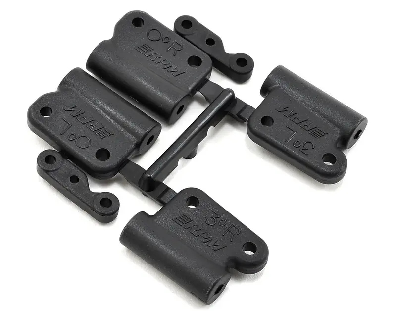 Rpm 0° & 3° Hybrid Gearbox Rear Mount Set For Traxxas 2Wd Chassis (Black), Rpm-73642 1