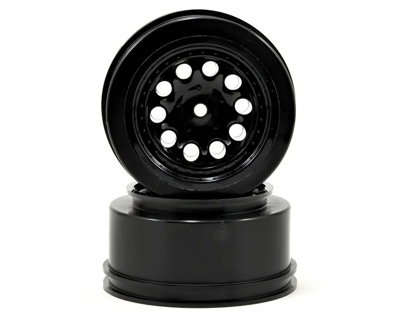 Rpm 12Mm Spline Drive Revolver Short Course Wheels (Black) (2) (Slash Front) Rpm-82322 1