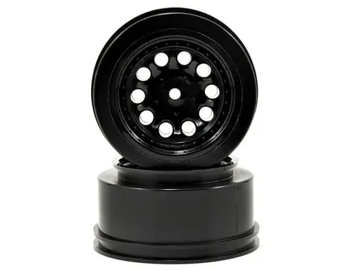 Rpm 12Mm Spline Drive Revolver Short Course Wheels (Black) (2) (Slash Rear) Rpm-82332 1