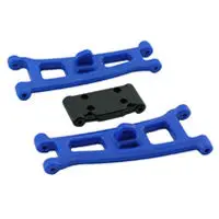 Rpm Assoc Gt2/Sc10 Front A-Arms & Bulkhead - Blue 1