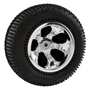 Rpm 'Bully' Chrome 5-Spoke Front Traxxas Nitro 1