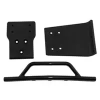 Rpm Front Bumper & Skid Plate For Traxxas Slash 4X4 - Black 1