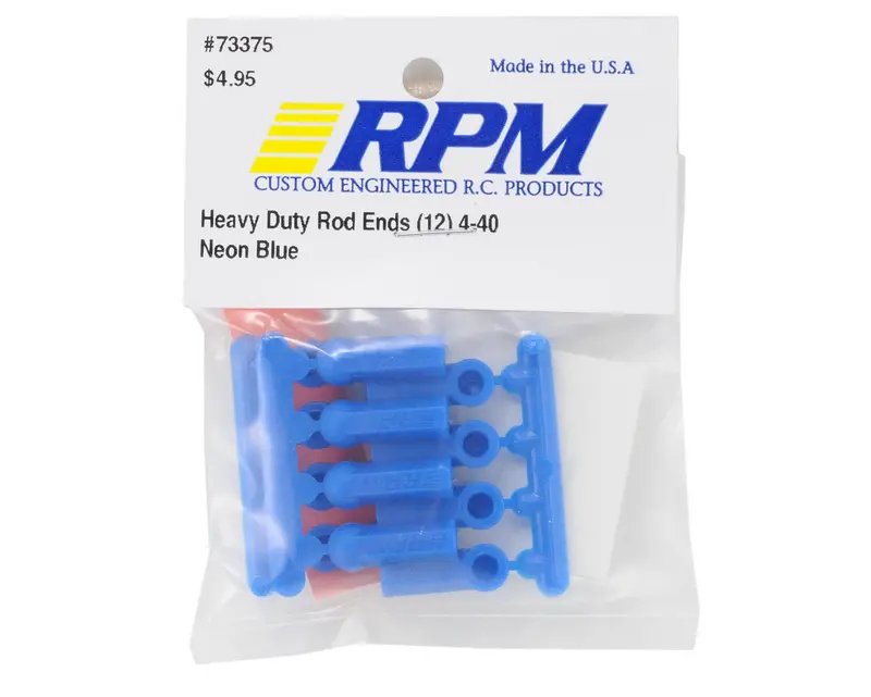 Rpm Heavy Duty 4-40 Rod Ends (Blue) (12) Rpm-73375 1