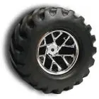 Rpm Maxx Monster Clawz Wheels - Pair - Chrome 1
