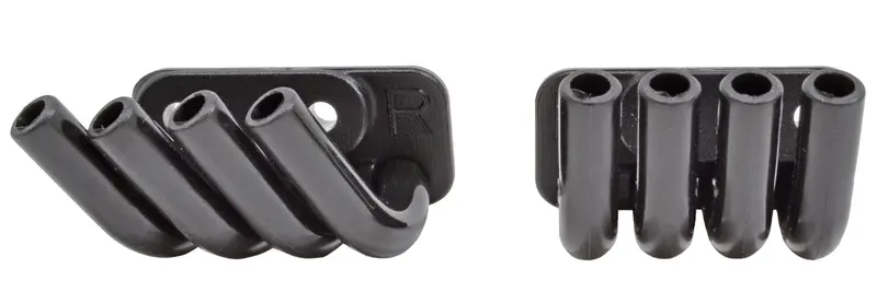 Rpm Mock Exhaust Headers, "Zoomies", Black, 70852 1