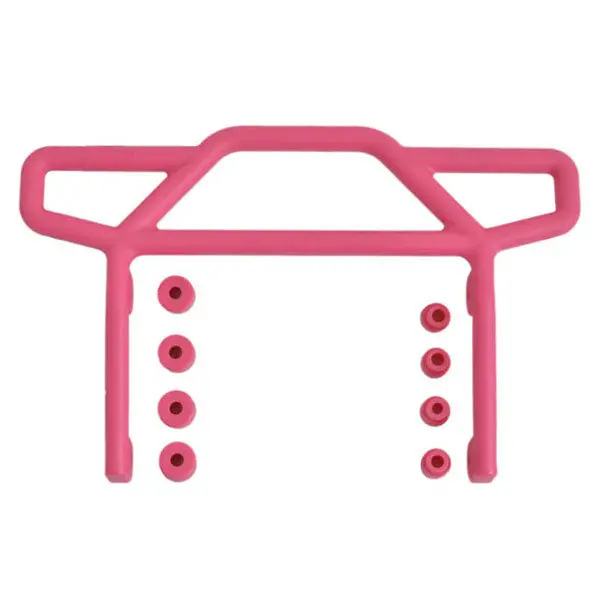 Rpm Pink Rear Bumper For Traxxas Elec Rustler 2Wd 1