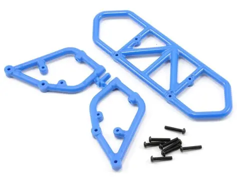 Rpm Rear Bumper, Blue: 2Wd Traxxas Slash Rpm-81005 1