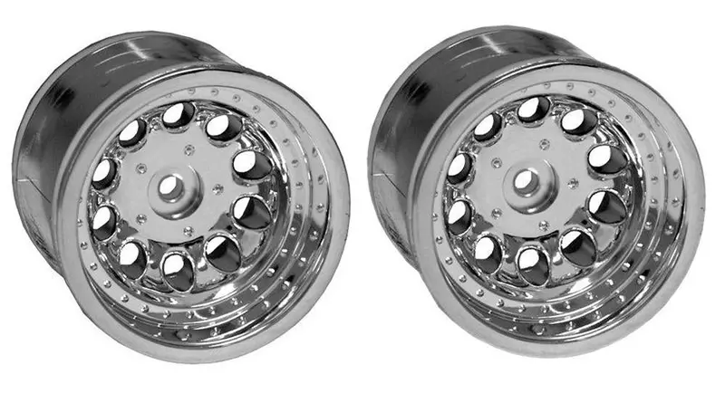 Rpm Rear Revolver 2.2 Nitro Wheels - Chrome, 82063 1