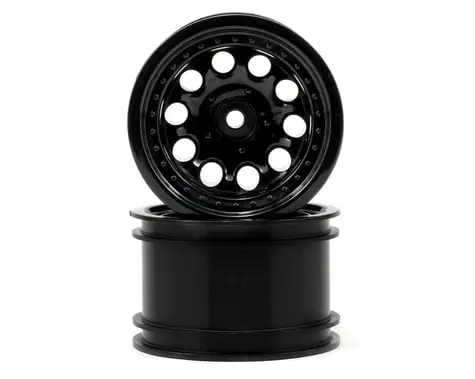 Rpm Revolver 2.2" Rock Crawler Wheels (2) (Black) (Narrow Wheelbase) Rpm-82222 1