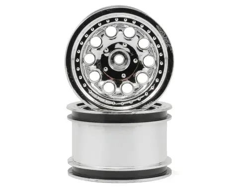 Rpm Revolver 2.2" Rock Crawler Wheels (2) (Chrome) (Narrow Wheelbase) Rpm-82223 1