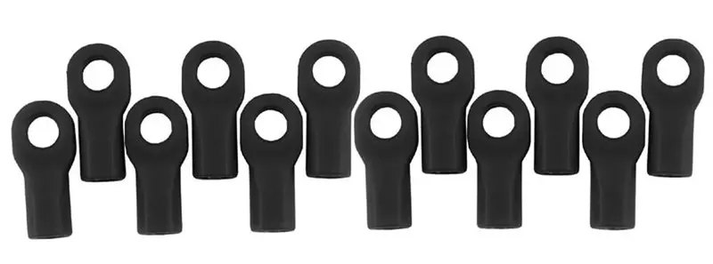 Rpm Rod Ends Short, Black, 80472 1