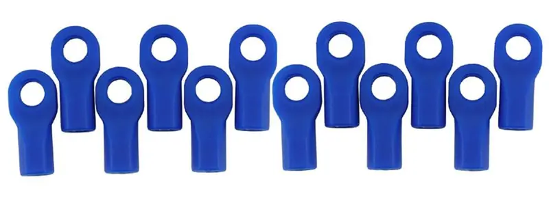 Rpm Rod Ends Short, Blue, 80475 1