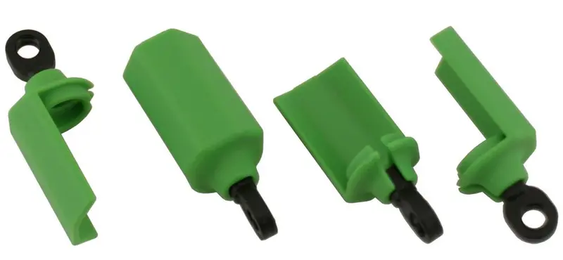 Rpm Shock Shaft Guards, 1/10 Traxxas, Green, 80404 1