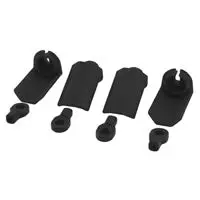 Rpm Shock Shaft Guards For Traxxas 1/10Th Scale Shocks - Black 1