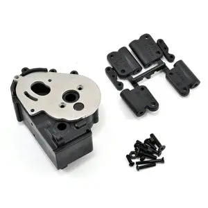 Rpm Traxxas 2Wd Hybrid Gearbox Housing And Rear Mounts Black 1