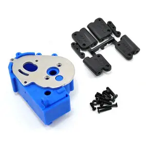 Rpm Traxxas 2Wd Hybrid Gearbox Housing And Rear Mounts Blue 1