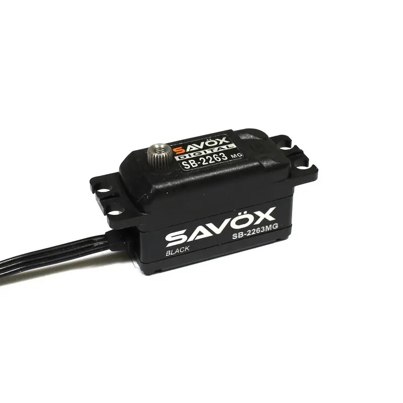 Savox Digital Servo, Black Ed., Low Profile, 6.0V, Sb2263mg-Be 1