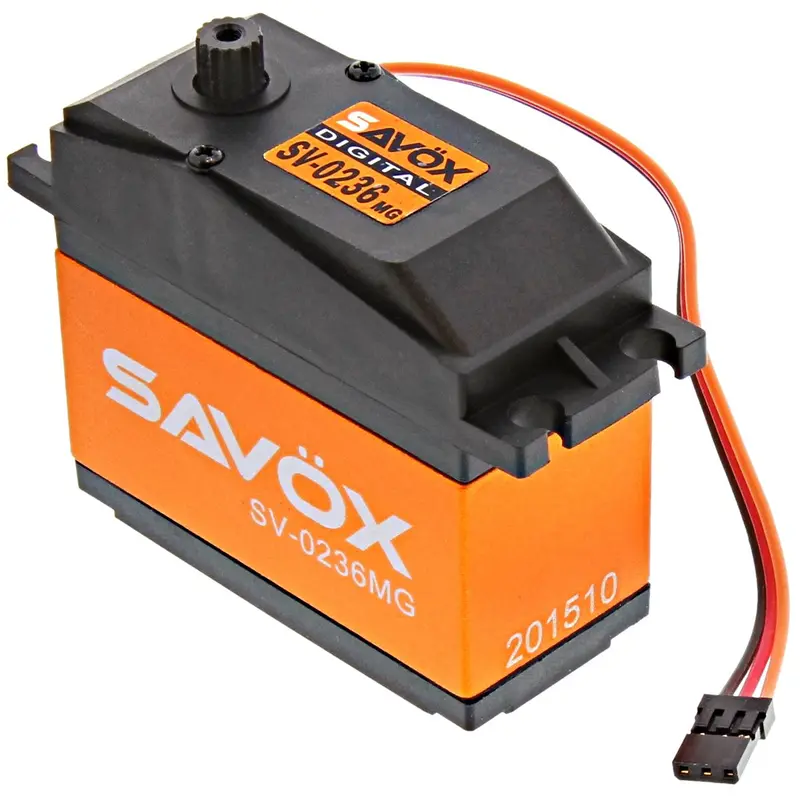 Savox High Voltage 1/5 Scale 7.4V Digital Servo .17/555, Sv-0236Mg 1