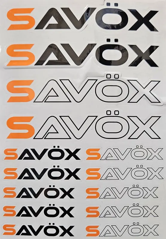 Savox Logo Sticker Sheet 210X150mm, Savsticker 1