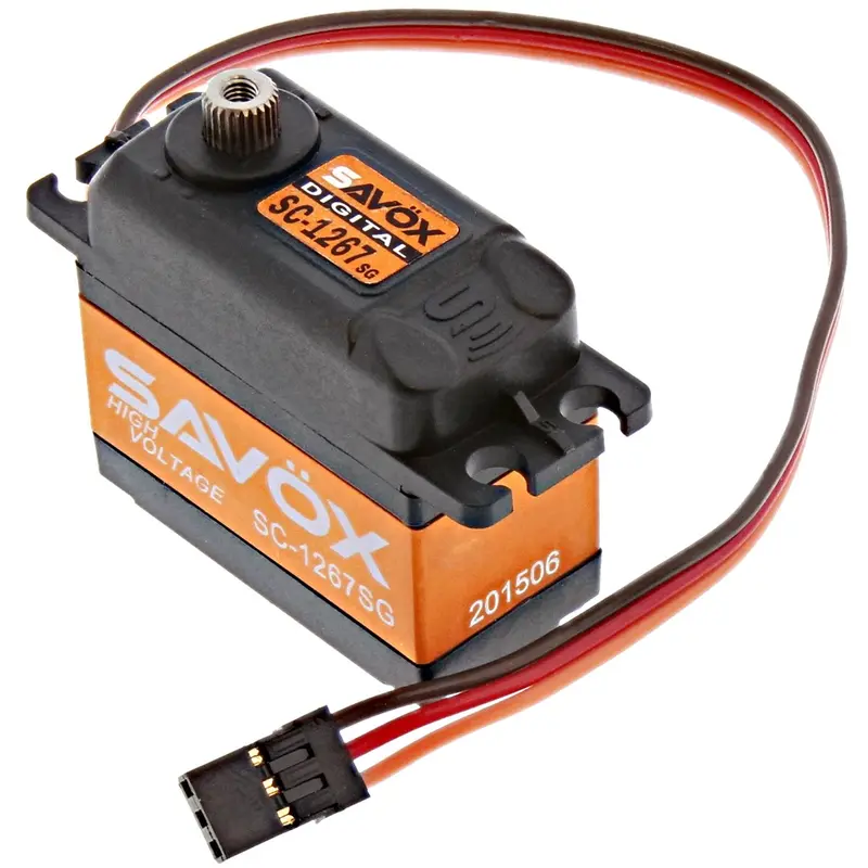Savox Super Speed High Voltage 6V Digital Servo .11/180, Sc-1267Sg 1