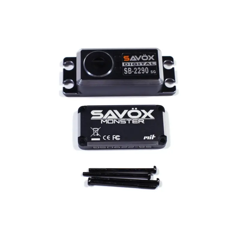 Savox Top & Bottom Replacement Servo Case, Sav-Case-Sb2290sg 1