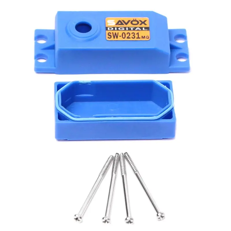 Savox Top & Bottom Replacement Servo Case & Screws, Sav-Case-Sw0231mg 1