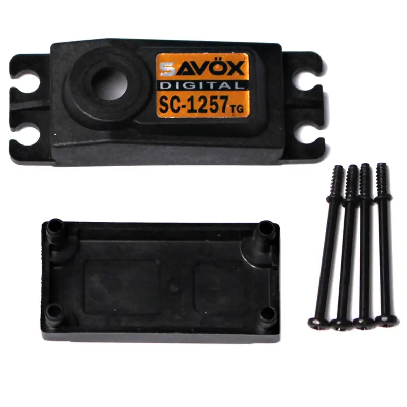 Savox Top & Bottom Replacement Servo Case W/ 4 Screws, Csc1257tg 1