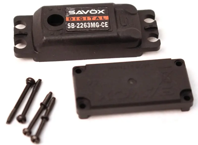 Savox Top & Bottom Servo Case, Sb2263mg-Ce, Csb2263mg-Ce 1