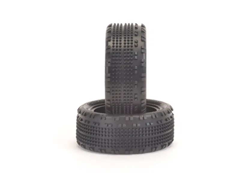 Schumacher Racing Cactus Fusion 1/10 4Wd Blue Tires, Front, U6857 1
