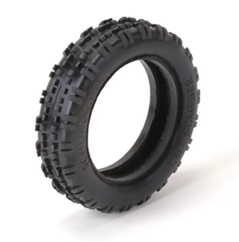 Schumacher Racing Cut Stagger, Yellow Slim Tires, U6759 1