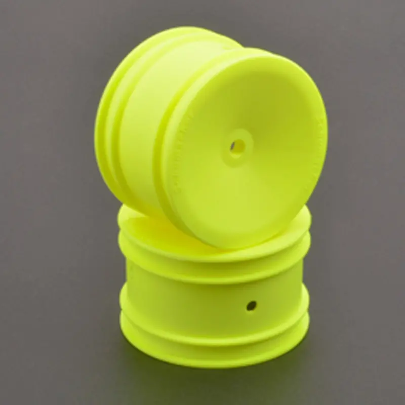 Schumacher Racing Off-Road Wheels, 1/10, Neon Yellow, U7460 1
