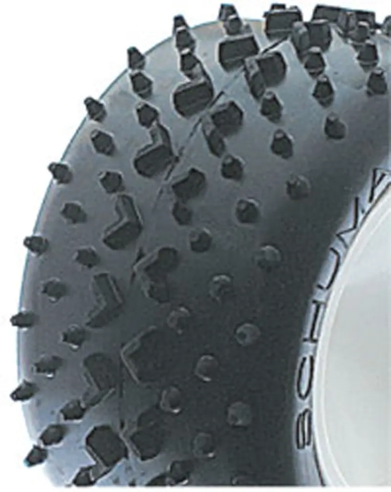 Schumacher Racing Vee 2 Blue Truck Tires, Front, U6502 1