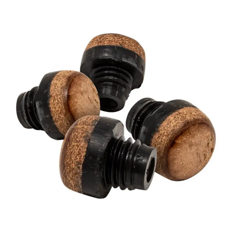 Screw-On Plastic Leather Tip - 12Mm 1