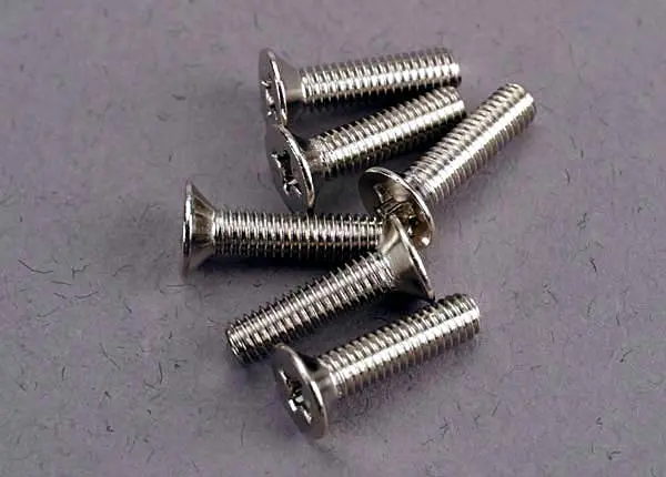 Screws, 3X12mm Countersunk Machine (6) Tra-3178 1