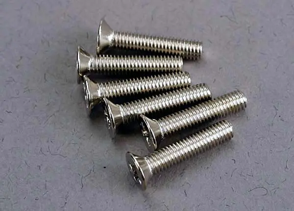 Screws, 3X15mm Countersunk Machine (6) Tra-3179 1