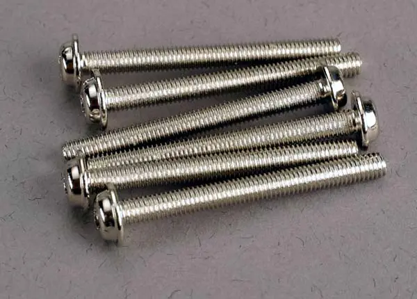 Screws, 3X30mm Washerhead Machine (6) Tra-3196 1
