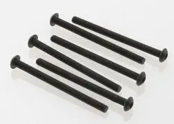 Screws, 3X40mm Button-Head Machine (Hex Drive) (6) Tra-2592 1