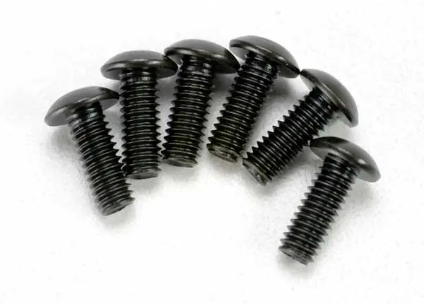 Screws, 4X12mm Button-Head Machine (Hex Drive) (6) Tra-3937 1