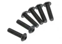 Screws, 4X16mm Button-Head Machine (Hex Drive) (6) Tra-3933 1