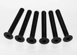 Screws, 4X30mm Countersunk Machine (Hex Drive) (6) Tra-2533 1