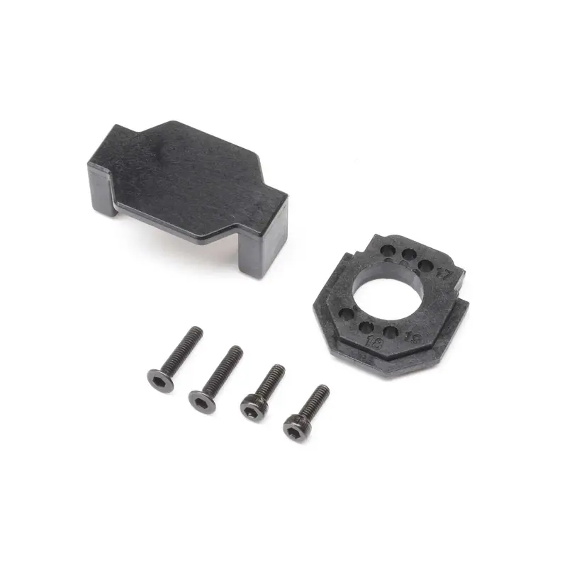 Servo & Motor Plate (17-19T) Set: Nascar, Los-1932 1