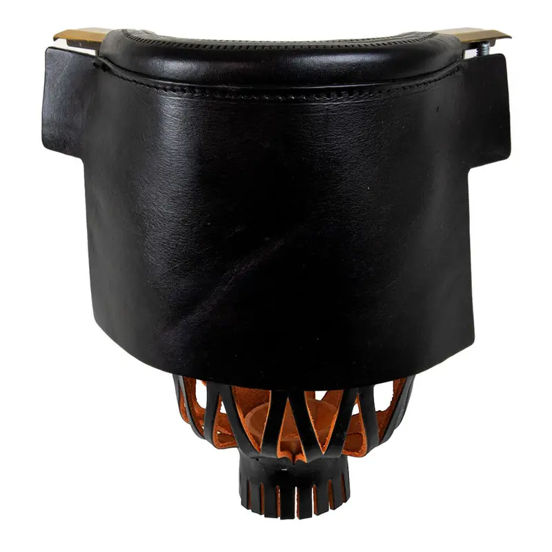 Set/6 Billiard #3 Complete Leather Pocket - Black 1