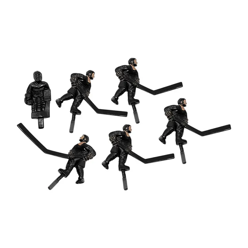 Set/6 Black Players Slapshot Hockey Dome 1